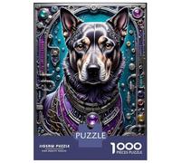 Jigsaw Puzzles for Teenagers 1000 Piece Futuristic Steampunk Dog Teenager Puzzles Relaxing Games For Family Fun Challenging Game Gifts 70x50cm/1000pcs