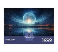 Jigsaw Puzzles for Teenagers 1000 Piece Galactic Reflections Celestial Mirrors in Space Teenager Puzzles Relax Games Hand Speed Race Fun Activities at Home 52x38cm/1000pcs