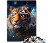 Jigsaw Puzzles for Teenagers 1000 Piece Galaxies Tigers Teenager Puzzles,Educational Games Home Decoration Suitable for Desktop Decoration (75x50cm)