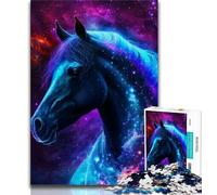 Jigsaw Puzzles for Teenagers 1000 Piece Galaxy Horse 1000 Pieces for Adults,Challenging Difficult Deal As Gifts for The Whole Family (size 75x50cm)