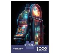 Jigsaw Puzzles for Teenagers 1000 Piece Galaxy Slot Machine Jigsaw Puzzle Relax Games Difficult Hard Fun at Home Activities, 52x38cm/1000pcs