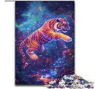 Jigsaw Puzzles for Teenagers 1000 Piece Galaxy Tiger, Educational Toys for Is Ideal As A Gift for The Whole Family for And 14 Years Old (Size 26x38cm)