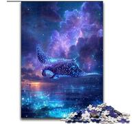 Jigsaw Puzzles for Teenagers 1000 Piece Galaxy Whale, Learning Educational Is Ideal As A Gift for The Whole Family (Size 26x38cm)