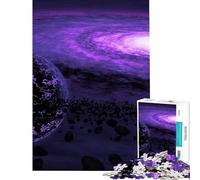 Jigsaw Puzzles for Teenagers 1000 Piece Galaxy with Planet And Asteroids Toy Intellectual Game Impossible Game Perfect Decoration Gifts for Women Men (Size 38x52cm)