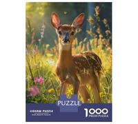 Jigsaw Puzzles for Teenagers 1000 Piece Gentle Deer Adult Puzzles Hands-on Game For Family Fun Fun at Home Activities, 70x50cm/1000pcs