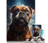 Jigsaw Puzzles for Teenagers 1000 Piece German Shepherd,for Educational Game Challenge Toy Birthday Present,Gifts,Wall Art 38x26cm