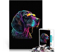 Jigsaw Puzzles for teenagers 1000 Piece German Shorthaired Pointer Hands-on-Spiel einzigartiges Herausforderungsspiel75x50cm