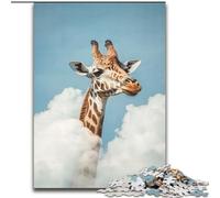 Jigsaw Puzzles for Teenagers 1000 Piece Giraffe in The Clouds Family Fun for Is Ideal As A Gift for The Whole Family for And Age 14 Years Up (size 50x75cm)