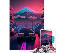 Jigsaw Puzzles for Teenagers 1000 Piece Going Down The Road Fun Activities at Home Learning Educational Educational Toy for And 14 Years And over (38x52cm)