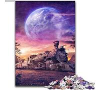 Jigsaw Puzzles for Teenagers 1000 Piece GOING HOME, Toys Educational Games Stress Relieving Enhance Love between Couples (Size 26x38cm)
