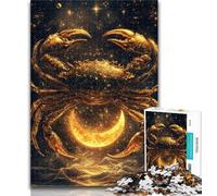 Jigsaw Puzzles for Teenagers 1000 Piece Golden Crab 1000 Pieces for Adults,for Educational Game Challenge Toy Unique Home Decor And Gifts 26x38cm