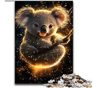 Jigsaw Puzzles for Teenagers 1000 Piece Golden Koala Decompressing Intellectual Educational Toy Perfect Decoration (size 50x75cm)