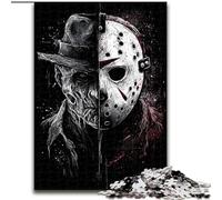 Jigsaw Puzzles for Teenagers 1000 Piece Horror Movies, Decompressing Intellectual Educational Toy Is Ideal As Gifts for The Whole Family (Size 50x75cm)