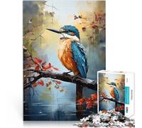 Jigsaw Puzzles for teenagers 1000 Piece hummingbird over the water Entspannungsspiele Geschenke für Freunde und Familie52x38cm