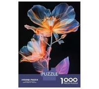 Jigsaw Puzzles for Teenagers 1000 Piece Illuminated Flora Teenager Puzzles Family Game Improve Memory Christmas Birthday Gifts 38x26cm/1000pcs