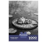Jigsaw Puzzles for Teenagers 1000 Piece Impasto Tree Painting on Island Jigsaw Puzzle Relax Games Difficult Hard Fun at Home Activities, 38x26cm/1000pcs