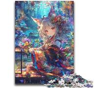 Jigsaw Puzzles for Teenagers 1000 Piece Japanese Anime Girl Adult Puzzles,Educational Games Home Decoration Birthday Present, Gifts, Wall Art (38x26cm)