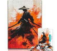 Jigsaw Puzzles for Teenagers 1000 Piece Japanese Ninja Warrior 1000 Piece Jigsaw,Challenging Family Activity Games DIY Toy for Home Wall Decor Gifts (size 75x50cm)