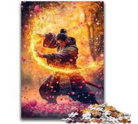 Jigsaw Puzzles for Teenagers 1000 Piece Japanese Ninja Warrior Challenging Game And Family Play for Is Ideal As A Gift for The Whole Family 26x38cm