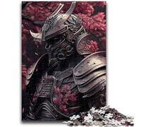 Jigsaw Puzzles for Teenagers 1000 Piece Japanese Sakura Samurai(B) Secret Santa Gifts with Matching Poster And Trivia Sheet 50x75cm