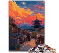 Jigsaw Puzzles for Teenagers 1000 Piece Japanese Style Stress Reliever Difficult Challenge Suitable for Desktop Decoration 50x75cm