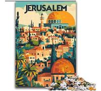Jigsaw Puzzles for Teenagers 1000 Piece Jerusalems Golden Glow Challenging Game Gifts for Is Ideal As A Gift for The Whole Family (38x52cm) 1000pcs