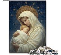 Jigsaw Puzzles for Teenagers 1000 Piece Jesus Art, Help The Brain Exercise Addictive Toys to Cultivate Patience Enhance Memory (Size 26x38cm)