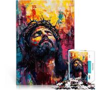 Jigsaw Puzzles for teenagers 1000 Piece Jesus Christ Painting Intellectual Game Every Piece is Unique - Challenging Family Fun Game 50x70cm