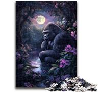 Jigsaw Puzzles for Teenagers 1000 Piece Jungle Chimpanzee Teenager Puzzles,Perfect for Game Nights, Colorful Toy for Home Gift (50x75cm)