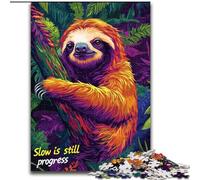 Jigsaw Puzzles for Teenagers 1000 Piece Jungle Sloth for Ages 14 And over Fun Games Fun Activities at Home, Birthday Gifts, Travel Gifts 26x38cm
