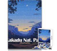 Jigsaw Puzzles for Teenagers 1000 Piece Kakadu National Park Australia Night Practical Game Analysis And Logic Gift For Birthdays Size 38x26cm
