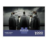 Jigsaw Puzzles for Teenagers 1000 Piece King Penguins in Water Puzzle for Adults Hands-on Game Wall Decoration Christmas Birthday Gifts 70x50cm/1000pcs