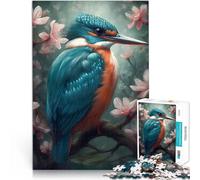 Jigsaw Puzzles for teenagers 1000 Piece Kingfisher Mythical world Spielspielzeug Die Liebe zwischen Paaren stärken38x26cm