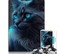 Jigsaw Puzzles for Teenagers 1000 Piece Kitten Close Up Teenager Puzzles,Stress Reliever Staycation Kill Time Home Decoration Toys (size 75x50cm)
