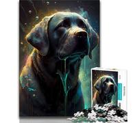 Jigsaw Puzzles for Teenagers 1000 Piece Labrador Retriever Dog Teenager Puzzles,learning Educational Is Ideal As A Gift for The Whole Family (size 75x50cm)