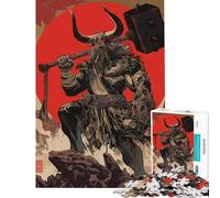 Jigsaw Puzzles for Teenagers 1000 Piece Legendary Bison Fun Activities at Home Learning Educational Educational Toy for And 14 Years And over (50x75cm)