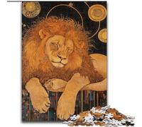 Jigsaw Puzzles for Teenagers 1000 Piece Lion Art, Educational Toys for Is Ideal As A Gift for The Whole Family for And 14 Years Old (Size 50x75cm)