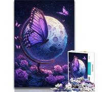 Jigsaw Puzzles for Teenagers 1000 Piece Magic Butterfly Puzzles for Teenagers,Educational Games Wall Decoration Unique Birthday And Xmas Gifts (size 75x50cm)