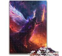 Jigsaw Puzzles for Teenagers 1000 Piece Magic Knight Teenager Puzzles,Educational Games Home Decoration Suitable for Desktop Decoration (26x38cm)