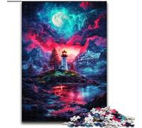 Jigsaw Puzzles for Teenagers 1000 Piece Magic Lighthouse, Educational Toys for Is Ideal As A Gift for The Whole Family for And 14 Years Old (Size 26x38cm)