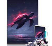 Jigsaw Puzzles for Teenagers 1000 Piece Magic Turtle Teenager Jigsaw,Fun Games Wall Decoration Unique Birthday And Xmas Gifts (size 38x26cm)