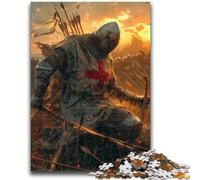Jigsaw Puzzles for Teenagers 1000 Piece Majestic Knight Adult Jigsaw,Artistic Wall Decor & Birthday Gift Idea for Friends, Home Office (50x75cm)