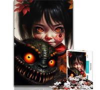 Jigsaw Puzzles for Teenagers 1000 Piece Manga Devil Teenager Puzzles,learning Educational Is Ideal As A Gift for The Whole Family (size 75x50cm)