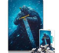 Jigsaw Puzzles for Teenagers 1000 Piece Medieval Knights,Educational Stress Relief Toy for Is Ideal As A Gift for The Whole Family (75x50cm)