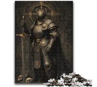 Jigsaw Puzzles for Teenagers 1000 Piece Mighty Medieval Knight 1000 Pieces for Adults,for Educational Game Challenge Toy Unique Home Decor And Gifts (50x75cm)