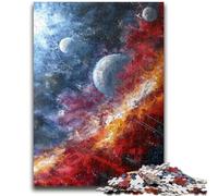 Jigsaw Puzzles for Teenagers 1000 Piece Milky Way Nebula Adult Puzzles,Educational Games Home Decoration Birthday Present, Gifts, Wall Art (38x26cm)