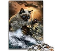 Jigsaw Puzzles for Teenagers 1000 Piece Monster Titan Cat Kraken Educational Family Game Wall Decoration Unique Birthday And Xmas Gifts 50x75cm