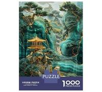 Jigsaw Puzzles for Teenagers 1000 Piece Mountain Forest Temple Jigsaws for Adults Family Game Wall Art Unique Birthday And Xmas Gifts 70x50cm/1000pcs