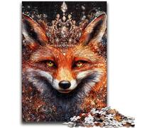 Jigsaw Puzzles for Teenagers 1000 Piece Mysterious Fox, for And from 14 Years And over Educational Learning Toys Family Games Birthday Present 50X75CM