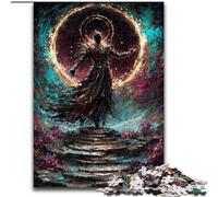 Jigsaw Puzzles for Teenagers 1000 Piece Mysterious God of Death, Decompressing Intellectual Educational Toy Is Ideal As Gifts for The Whole Family (Size 26x38cm)